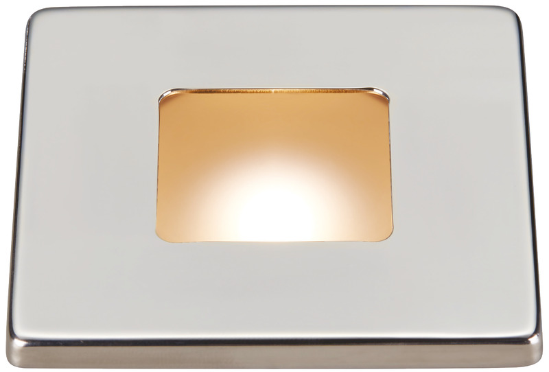 Carcassa in policarbonato completa di ghiera. Lente satinata. Un solo LED centrale. Fissaggio con viti.Tipologia luce:13.490.01/02 con luce fissa o dimmerabile, consultare la tabella per scegliere l'interruttore ideale.13.490.11/12 con luce dimmerabile, con funzione (ON/OFF + dimmer) touch inclusa nel vetro.