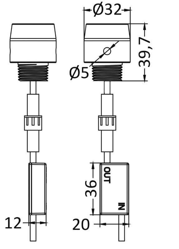 Corpo in lega leggera anodizzata nera. Alimentazione 12/24 V.Versione A: Cilindrica Ø 32 mm. Filetto posteriore 1/2" NPT.Si applica in abbinamento con il tappo inox 18.542.00 nel quale si avvita la luce.Versione B: Da avvitare con telecomando a distanza incluso (fino a 15 m).3 moduli con possibilità di programmazione dei colori, della sequenza, effetto strobo, flash, etc.Cavo in dotazione da 1,5 m.