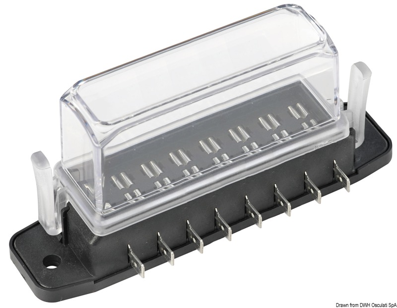 Utilizzabile coi seguenti fusibili: standard, mini, micro, standard riarmabili, mini riarmabili, micro riarmabili.