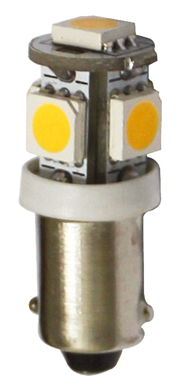 Zoccolo BA9S, può sostituire la lampadina tradizionale.
