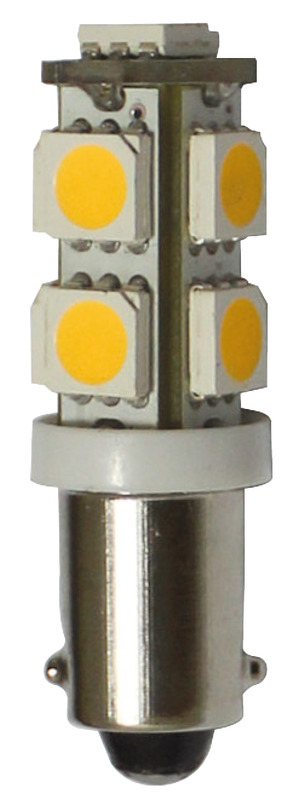 Zoccolo BA9S, può sostituire la lampadina tradizionale.