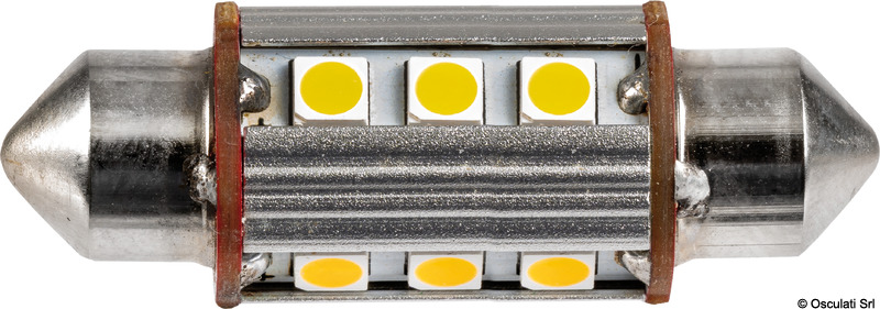 Provviste di LED con irraggiamento totale sui 360°.