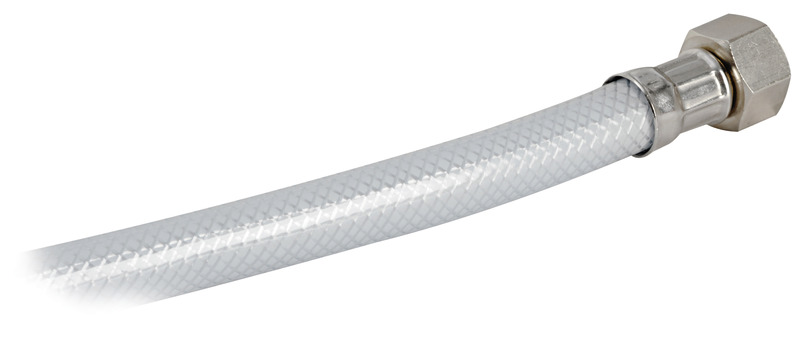 Doccia in plastica con testa cromata, vano di allaggiamento in ASA UV resistente.