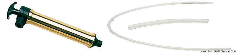 Per estrazione olio dal carter motore, oppure benzina, acqua ecc. Complete di tubi.