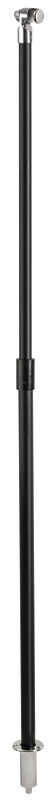 Asta che permette di avere un soffione fisso sulla plancetta di poppa.Realizzata in alluminio anodizzato nero + accessori in acciaio inox.Permette di orientare la doccia in tutte le direzioni ed altezze.Leggera e telescopica per un facile stivaggio, tubo esterno Ø 35 mm (ordinare 34.355.00 per stivaggio a parete).Ideale in abbinamento a doccia Adriana 15.480.00 o Keji II Continuum Flow 15.237.06.