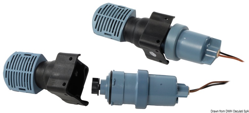 Si montano verticali od orizzontali. Basso profilo per poterle installare ovunque. Bassissimo consumo. Montaggio smontaggio della pompa e del filtro a scatto per una facile pulizia. Aspira fino ad un livello minimo di soli 10 mm.