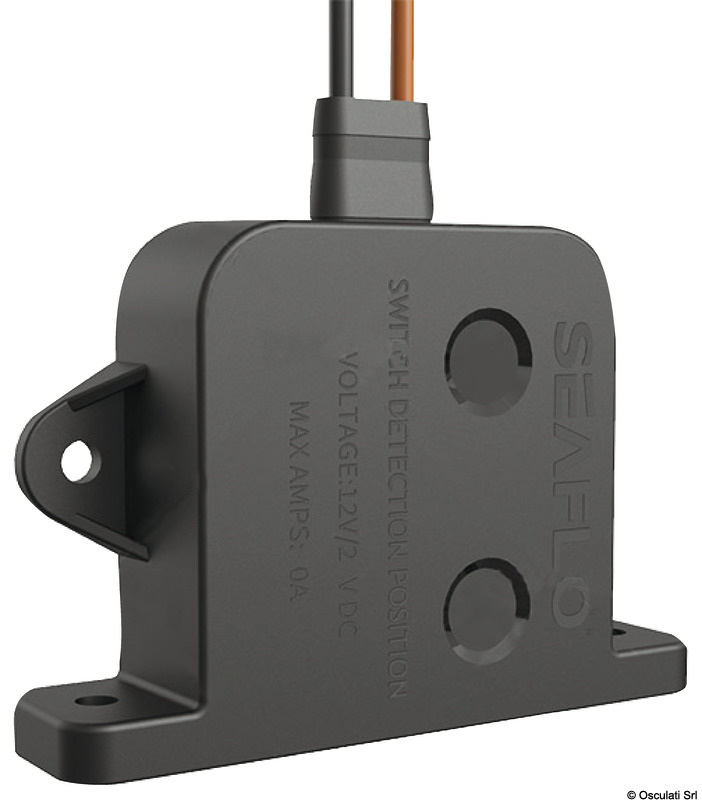 Universale per tutte le pompe ad immersione con consumo max 20 A, 12/24 V.Si attiva ad un livello di 41 mm e si spegne a 9.5 mm.Un sistema di ritardo di 3 secondi evita falsi avviamenti.Installabile sia orizzontalmente che verticalmente.
