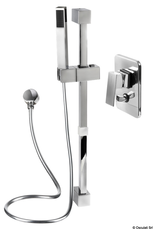 Rubinetto serie Square, miscelatore ceramico. Fabbricati in ottone cromato con cartuccia in ceramica.