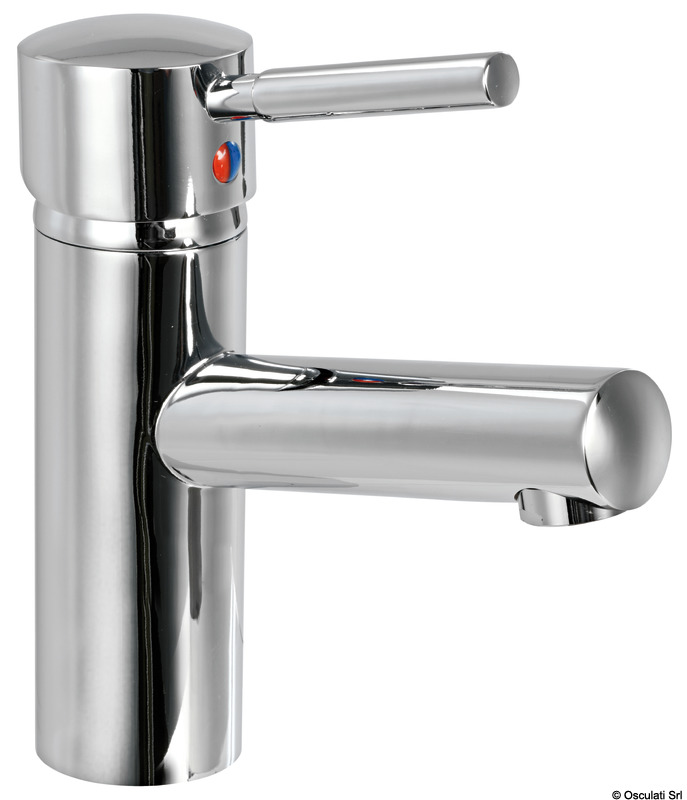 Per lavelli bagno. Rubinetto in ottone cromato.