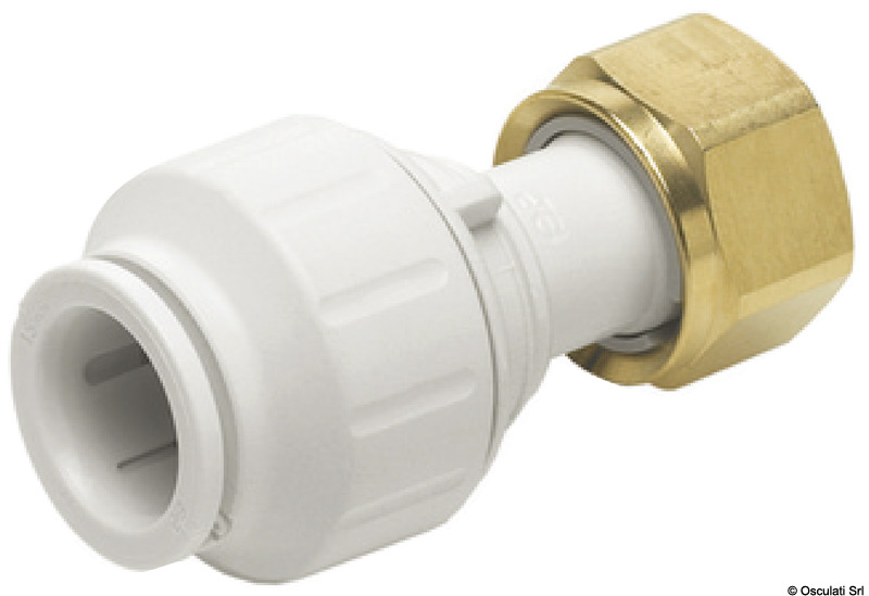 La gamma Speedfit a innesto rapido di John Guest utilizza la tecnologia data dall’azione combinata della pinzetta e della guarnizione.La pinzetta con denti in acciaio inox che aggraffa il tubo e l’O-Ring forniscono così una tenuta ermetica.