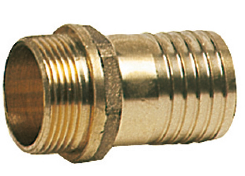 Cast brass male hose adaptor 3/4" x 13 mm