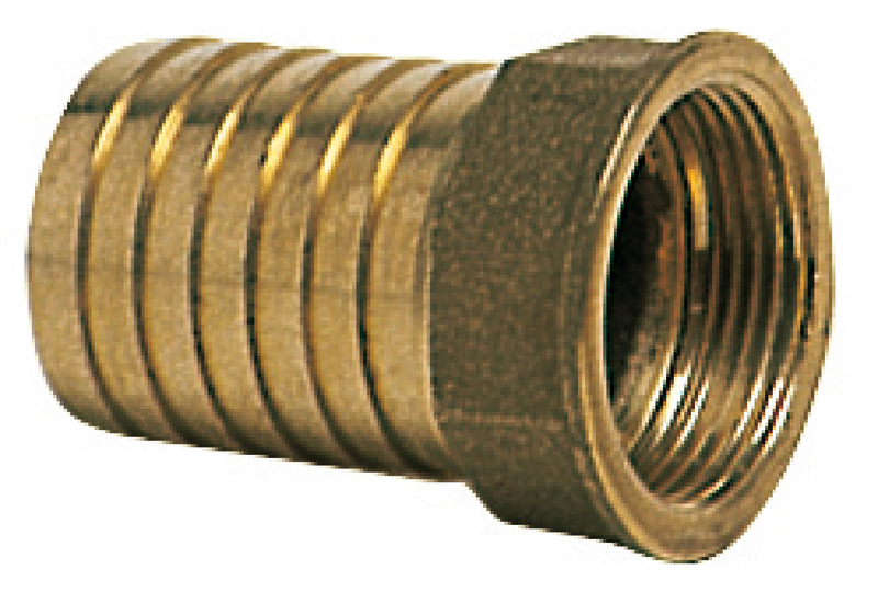Cast brass female hose adaptor 1/2" x 20 mm