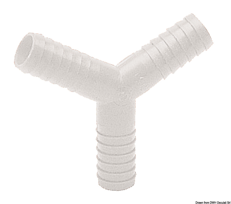 Nylon Y-fitting 8 mm