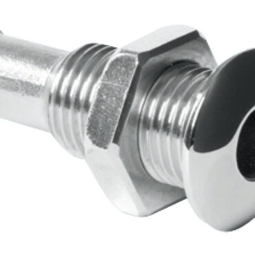 In acciaio inox AISI 316 lucidato.