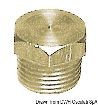 Plug male thread 1"