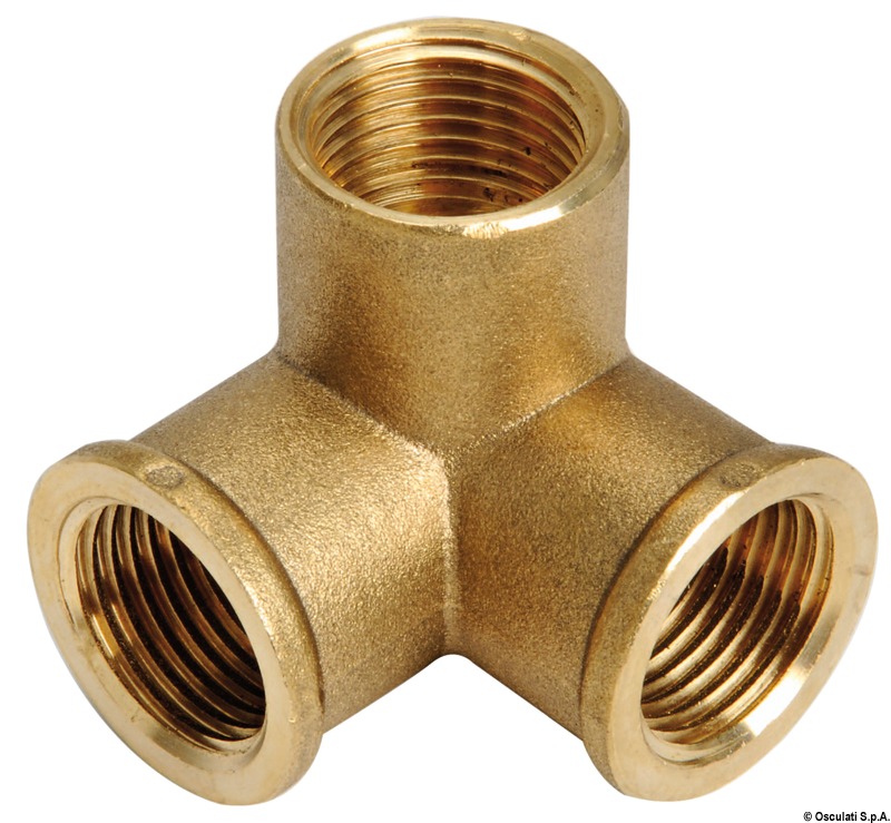 Brass 3-way joint 3/4"