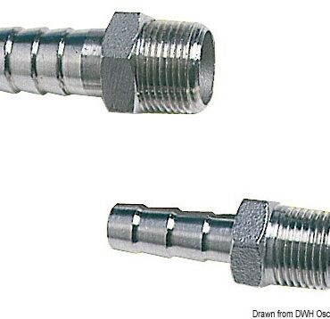 Male hose adapter 3/8" x 16 mm