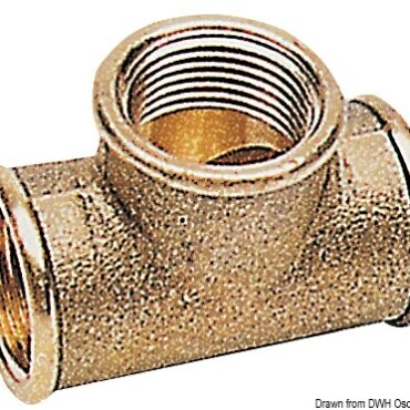 Brass T-fitting 2"1/2