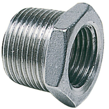 Male/female reducing pipe 2"1/2 x 2"