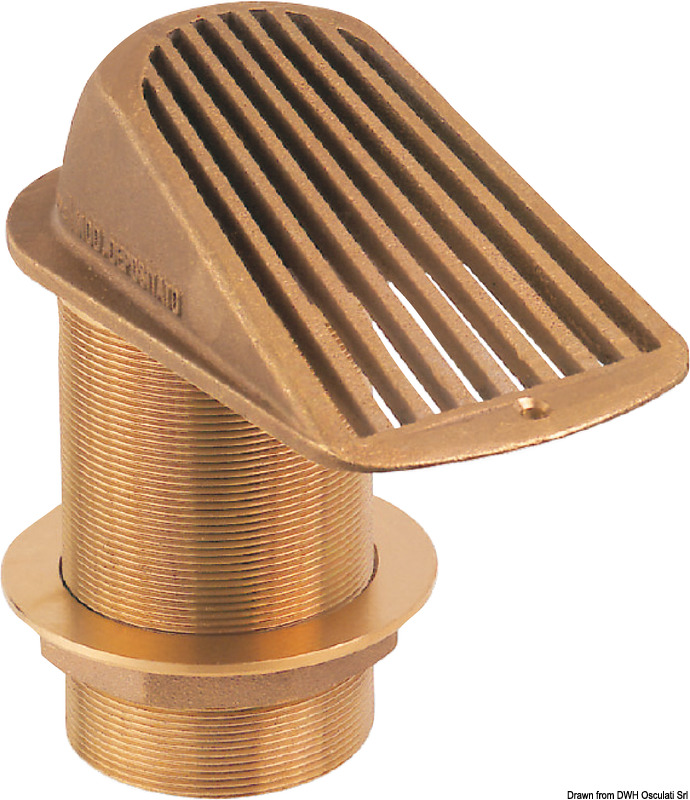 GUIDI Series 2000 bronze thru-hull strainer 2"