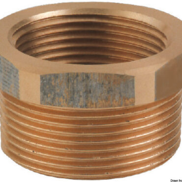 GUIDI bronze M-F connector 1"1/2 x 1"1/4