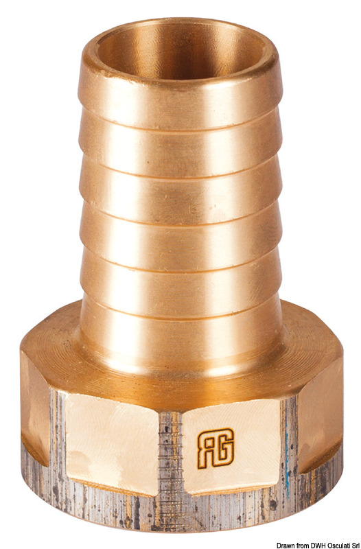 GUIDI bronze female hose connector 1/2" x 20 mm