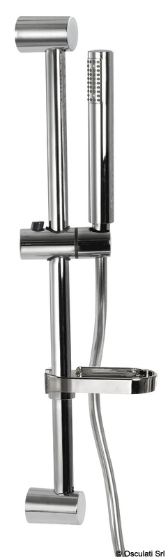 In ottone cromato. Completo di tutti gli accessori per l'installazione.