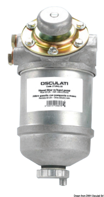 Fabbricato in alluminio pressofuso. Completo di pompante a mano per riempimento circuito (5 fori filettati + 3 tappi).