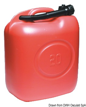 Tipo pesante, non trasudano e non si deformano. Completi di bocchello snodato di travaso.