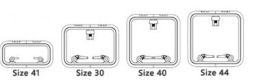 Fabbricati in tessuto ATLAS 310 g/m2 impermeabile, traspirante e UV resistente.
