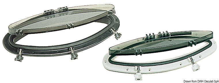 Completi di retina antizanzare. Cristallo in policarbonato ad alta resistenza.Viteria in acciaio inox.