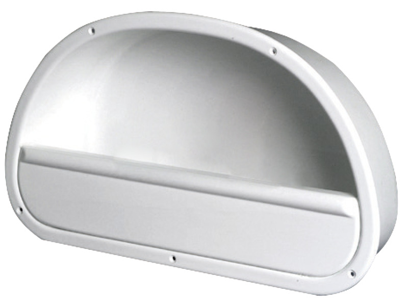 Predisposto per montaggio casse stereo, in ABS bianco lucido, montaggio a parete.
