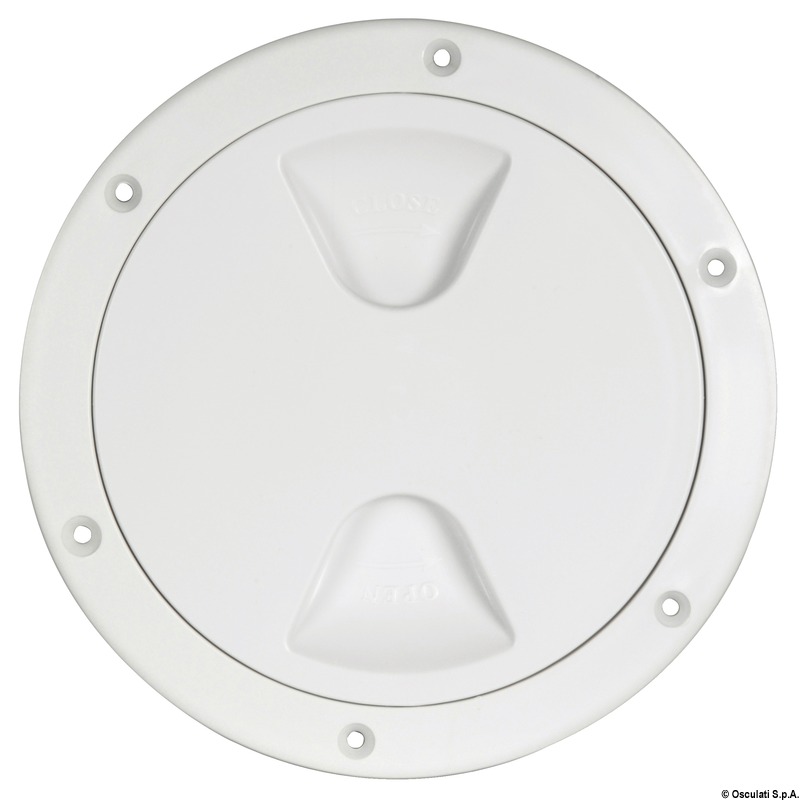 Chiusura a vite con tenuta perfetta garantita da O-RING in gomma.