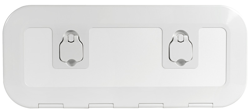 White flush inspection hatch 600 x 250 mm