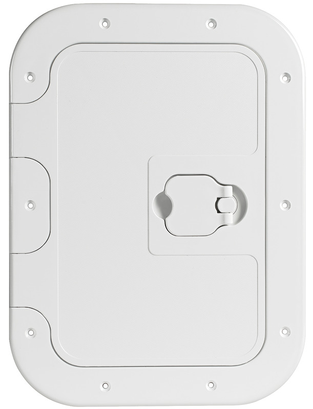 White inspection hatch anti-slip sufrace 280x380mm