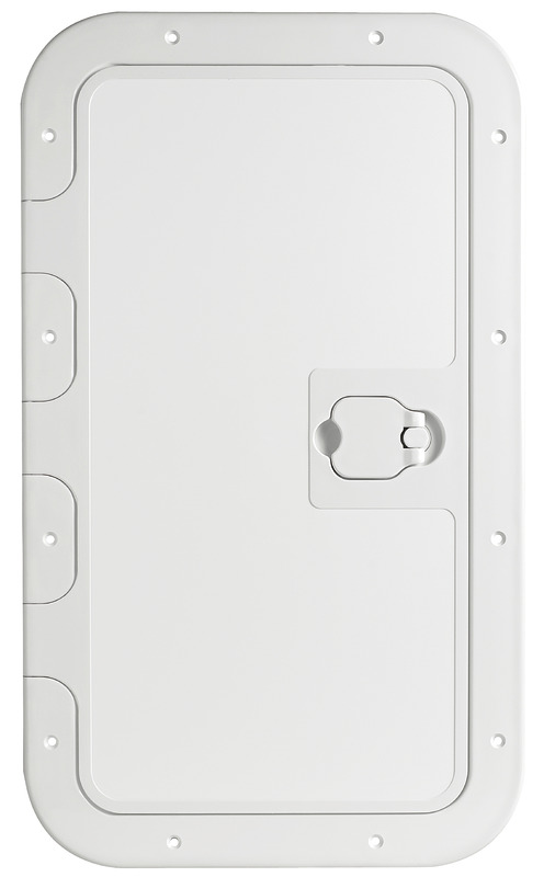 White inspection hatch anti-slip sufrace 350x600mm