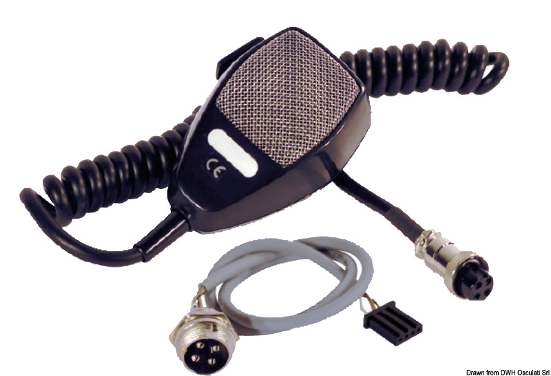 Completa di amplificatore + segnale da nebbia + entrata VHF + entrata microfono. Omologata RINA per scafi fino a 75 metri, sia da diporto che da lavoro. Completa di microfono.
