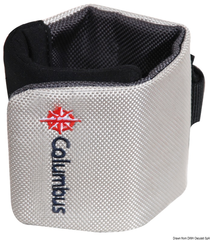 Fissaggio al pulpito o corrimano con chiusura a strappo. Fabbricate in cordura 1680.