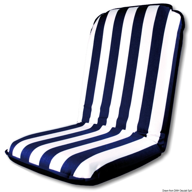 Comfort Seat combina comfort e qualità in un prodotto dall’innovativo design, il cuscino può essere utilizzato su qualsiasi superficie senza che scivoli via. Fabbricato di schiuma poliuretanica rivestita contiene al suo interno una cerniera regolabile in 40 posizioni…in ognuna delle posizioni garantirà un ottimo supporto alla schiena senza che si sbilanci.Caratteristiche tecniche: galleggia nel caso in cui cade in acqua; completo di maniglia per il trasporto; non ha parti ruvide o taglienti; resistente UV.