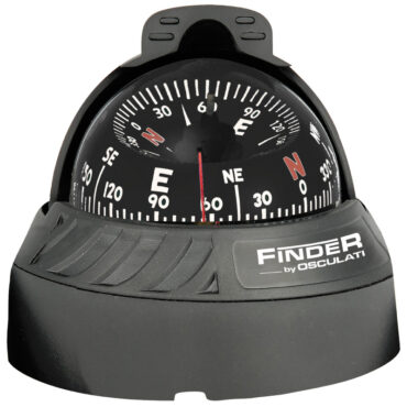 Carcassa ABS, completa di illuminazione e compensatori. Linea di fede rossa, Adatta anche per alta velocità. Rosa con gradazione di 5° in 5°, cardano con inclinazione max 30°.