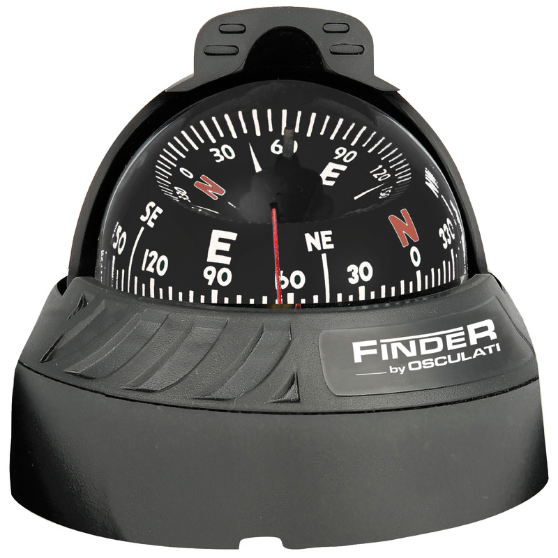 Carcassa ABS, completa di illuminazione e compensatori. Linea di fede rossa, Adatta anche per alta velocità. Rosa con gradazione di 5° in 5°, cardano con inclinazione max 30°.