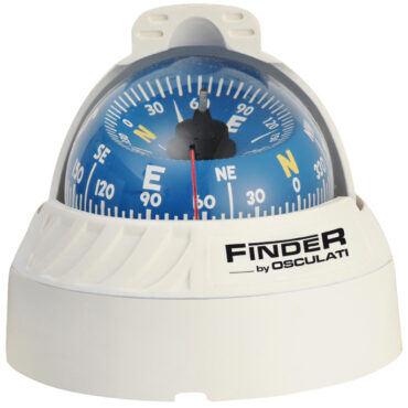 Carcassa ABS, completa di illuminazione e compensatori. Linea di fede rossa, Adatta anche per alta velocità. Rosa con gradazione di 5° in 5°, cardano con inclinazione max 30°.