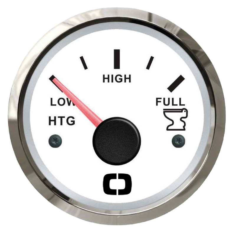 Blackwater gauge 10/180 ohm white/glossy