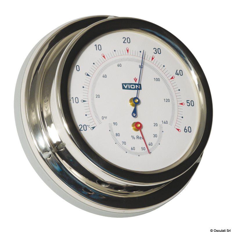 Carcassa in acciaio inox lucidato a specchio. Sistema di fissaggio a scatto incluso.