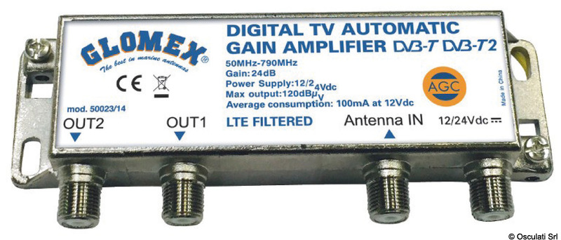 Amplificatore Automatico AGC Glomex 50023/14