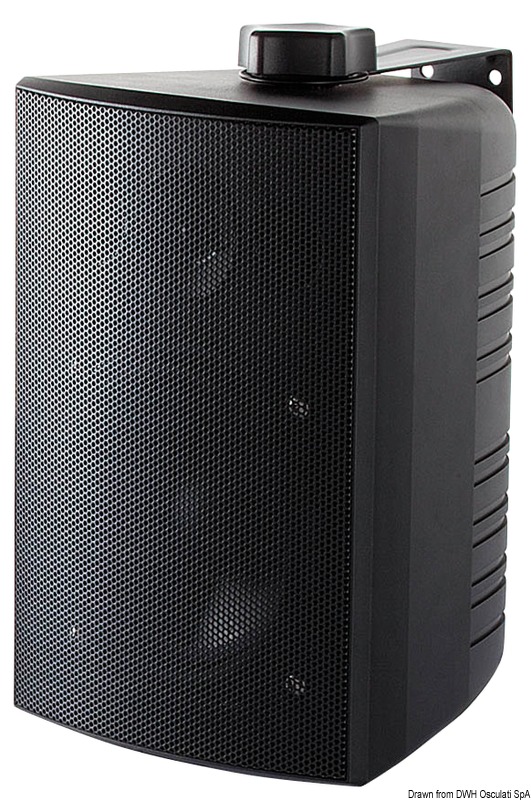 Modelli a bassissima interferenza magnetica (per non disturbare strumenti e bussole), a 2 vie con risposta acustica di altissimo livello.Complete di staffa orientabile in acciaio inox verniciato.