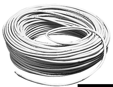 Cavo “RG-58/152” a bassa attenuazione con rivestimento in alluminio. Particolarmente adatto per lunghi percorsi come ad esempio le antenne VHF in testa albero sugli scafi a vela, rotoli da 100 m.