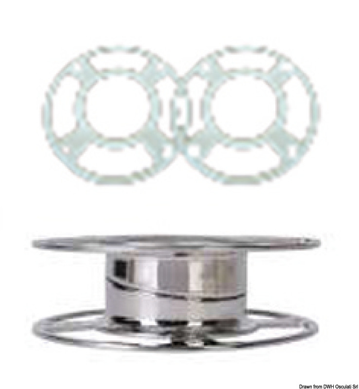 Supporto in acciaio inox elettrolucidato per le antenne TV satellitari e direttive.Permette di mettere in perfetta posizione verticale qualora il piano di appoggio non sia perfettamente orizzontale.Raggio di inclinazione da 0 a 5°. Fornito con due guarnizioni in gomma.