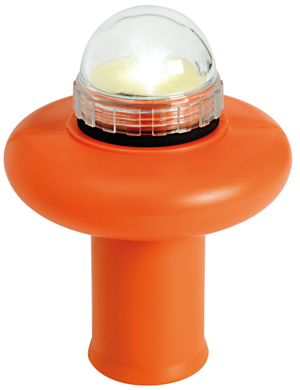 Boetta con accensione automatica a rovesciamento e sorgente luminosa a LED.