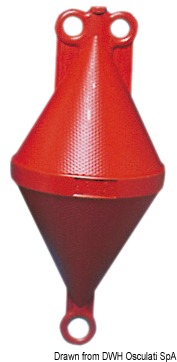 Con doppio anello da un lato, e semplice dall’altro, colori disponibili arancione, bianco, giallo.